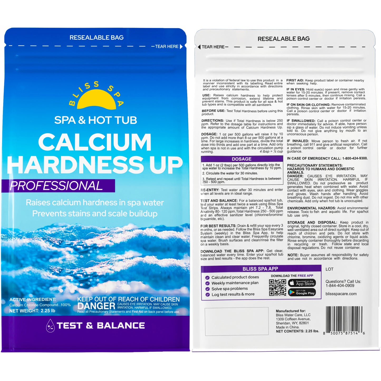 Bliss Spa & Hot Tub Calcium Hardness Up