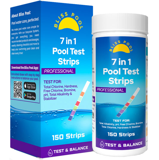 Bliss Pool 7 in 1 Test Strips