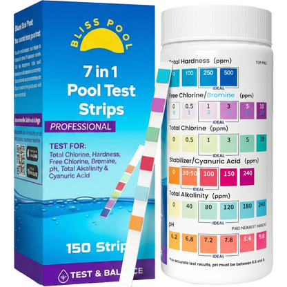 Bliss Pool 7 in 1 Test Strips