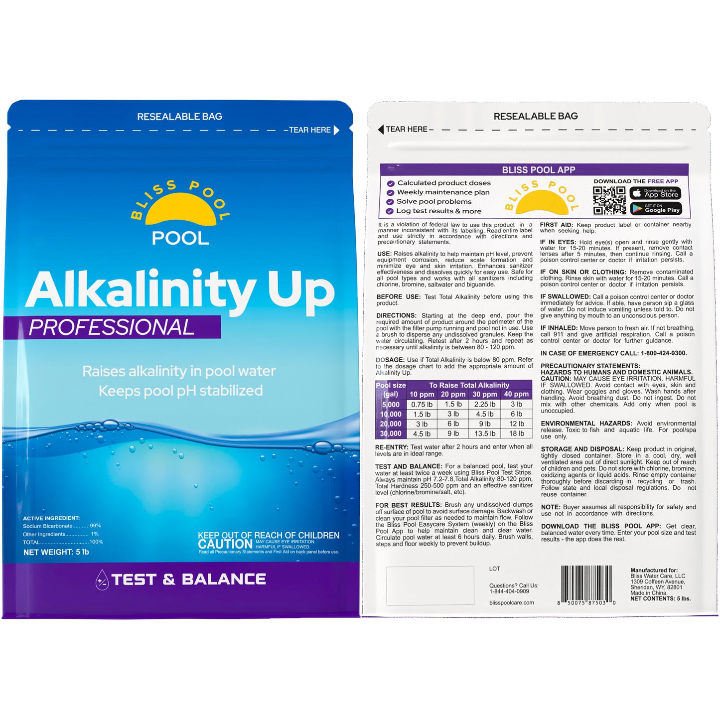 Bliss Pool Alkalinity Up