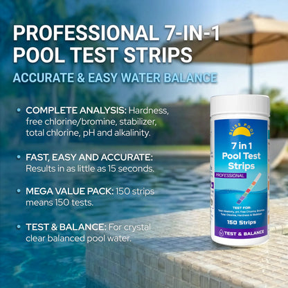 Bliss Pool 7 in 1 Test Strips