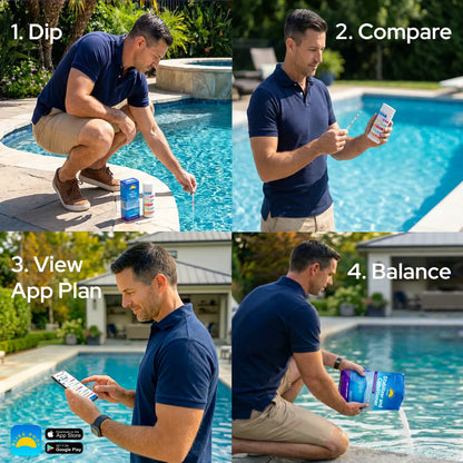 Bliss Pool 7 in 1 Test Strips