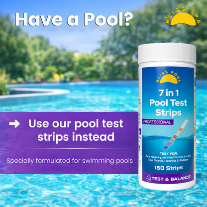 Bliss Spa & Hot Tub 6 in 1 Test Strips